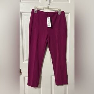 Chicos So Slimming Juliet Ankle petite Sz 0.5 Small/ Medium Magenta Stretchy